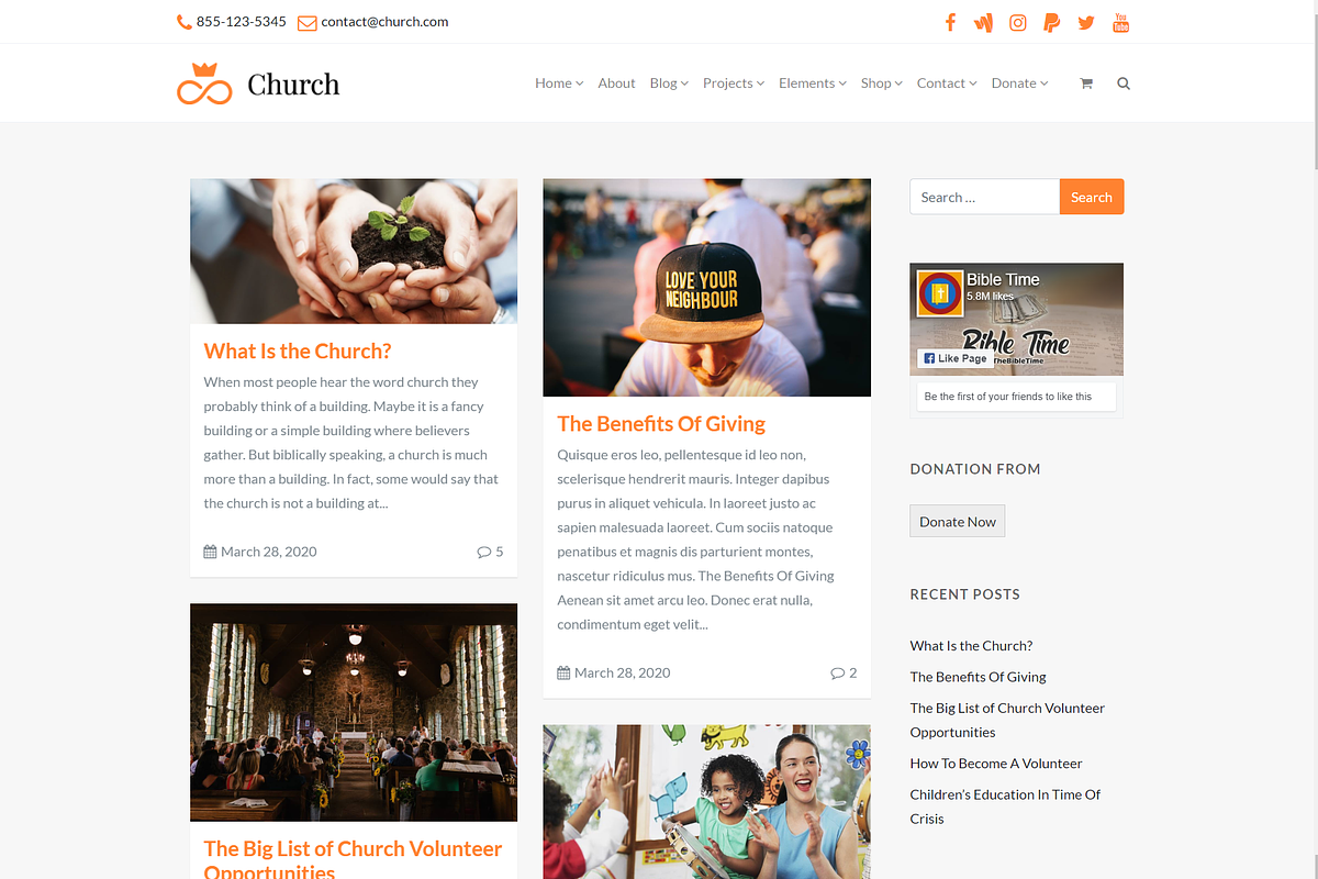 Church Religious WordPress Theme, a WordPress Template by Visualmodo (Photo 24 of 31)