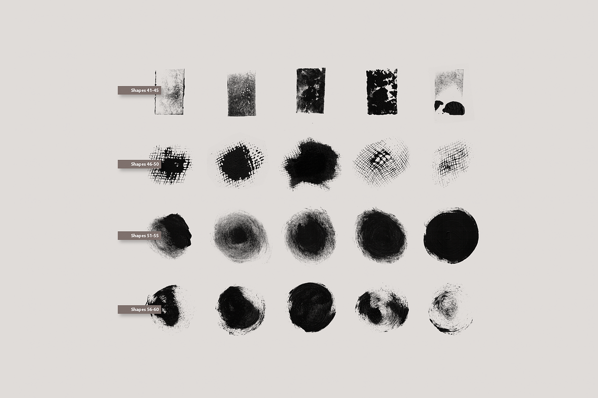 Shapes & Grains for Brush Creators, a Brush Add-On by Katsia Liat (Jazwinska) (Photo 6 of 14)