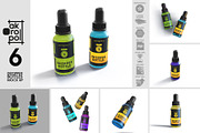 Dropper Bottles Mock Up, a Cups & Container Mockup by akropol (Thumbnail 4 of 6)