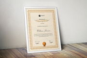 Certificate, a Stationery Template by CreativeZoom (Thumbnail 2 of 3)