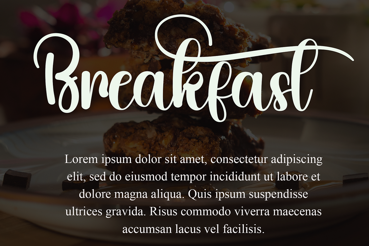 Chocolate Brownies, a Handwritten Font by FreshTypeINK (Photo 7 of 8)