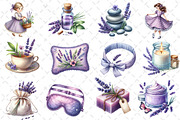 Lavender Pamper Time Clipart, an Illustration by Dream Creation (Thumbnail 4 of 4)