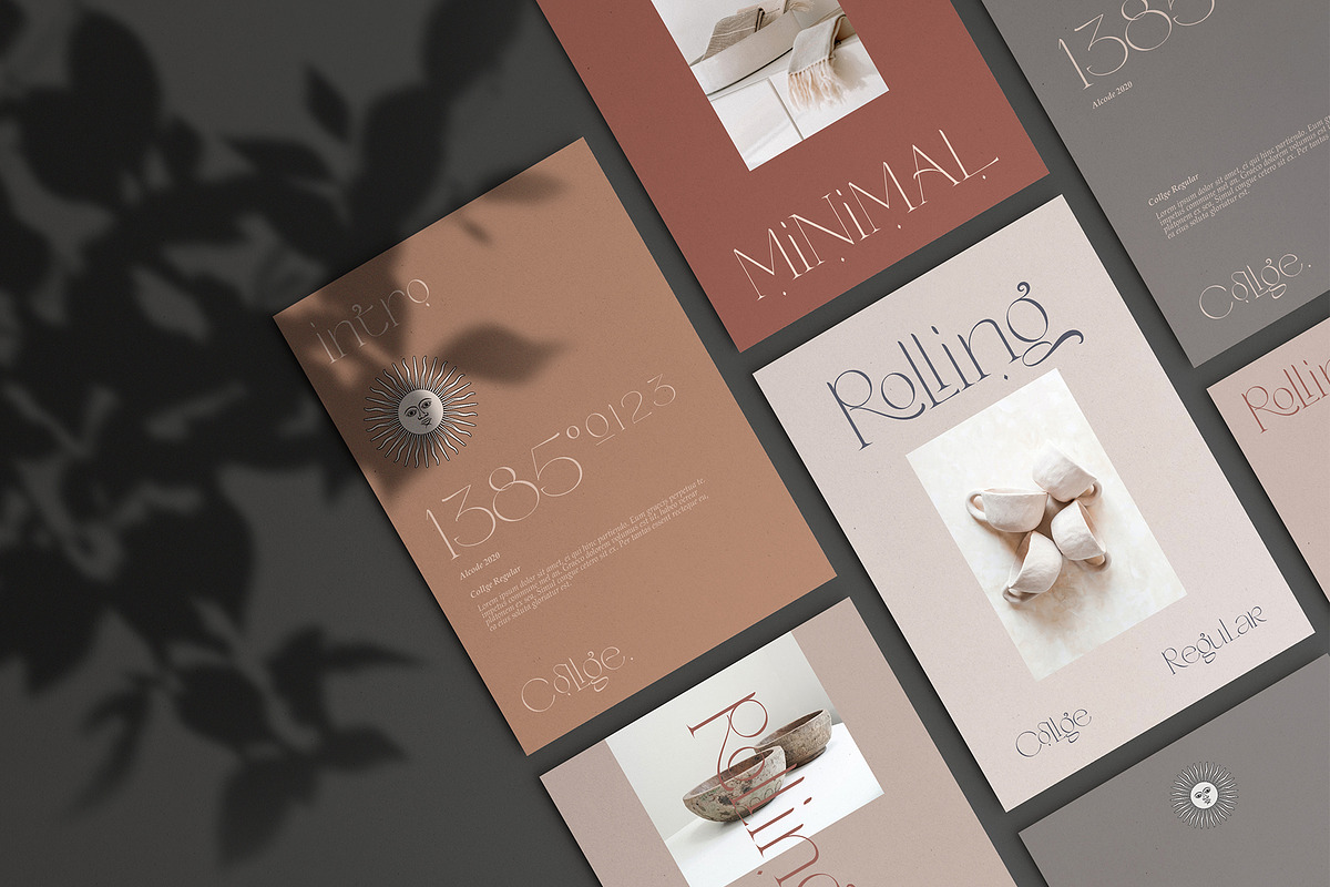 Collge Serif, a Sans Serif Font by Alcode (Photo 5 of 13)