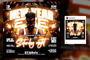 New Year Eve 2025 Party Flyer, a Flyer Template by RTXdesinger99 (Thumbnail 3 of 3)