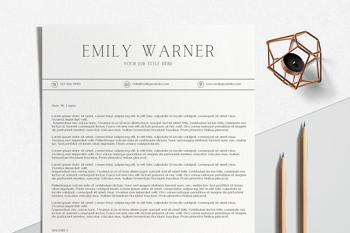 Minimalist Resume Canva Template, a Resume Template by LucaTheme (Photo 3 of 9)
