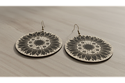 Floral Drop Earring SVGs, a Graphic by musafir_fashion (Thumbnail 10 of 11)