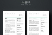 Modern Resume & CoverLetter Template, a Resume Template by careerboutique (Thumbnail 6 of 6)