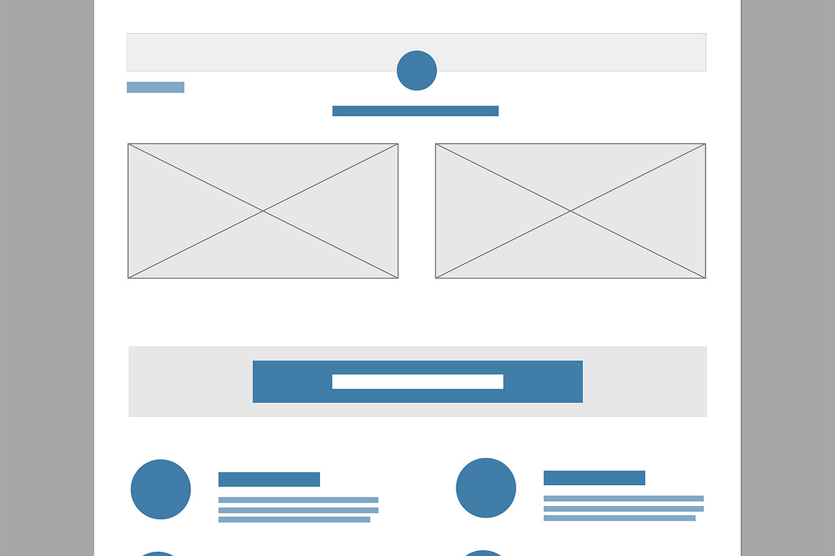 Wireframe Ideas for Landing Pages preview 5