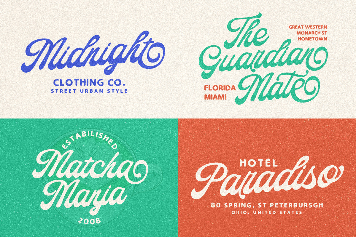 Midnight Pleasure - Font Duo!, a Script Font by Letter Fresh (Photo 3 of 10)