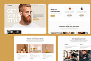 HairStyle - Small Business Figma, an UI Kit Template by FinestDevs (Thumbnail 6 of 8)