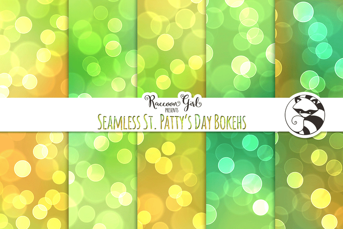 Seamless St. Patty's Day Bokehs