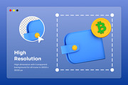 FinTech 3D Finance Icon Pack, a Finance Illustration by twinstd (Thumbnail 3 of 6)