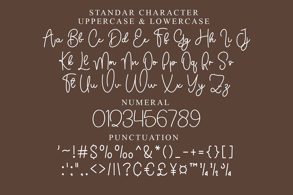 Wednesday Wedding, a Handwritten Font by InermediaSTUDIO (Photo 7 of 8)