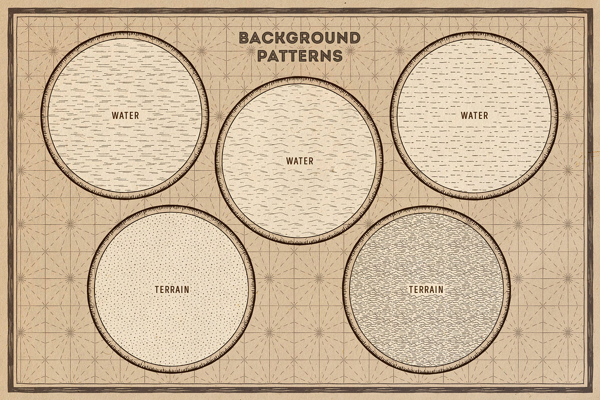 Magic Lands: Vintage Map Creator, a Brush Add-On by pixelbuddha.net (Photo 8 of 12)