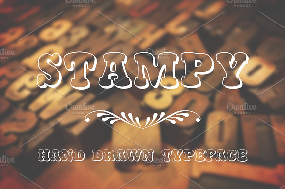 Stampy Font preview 6