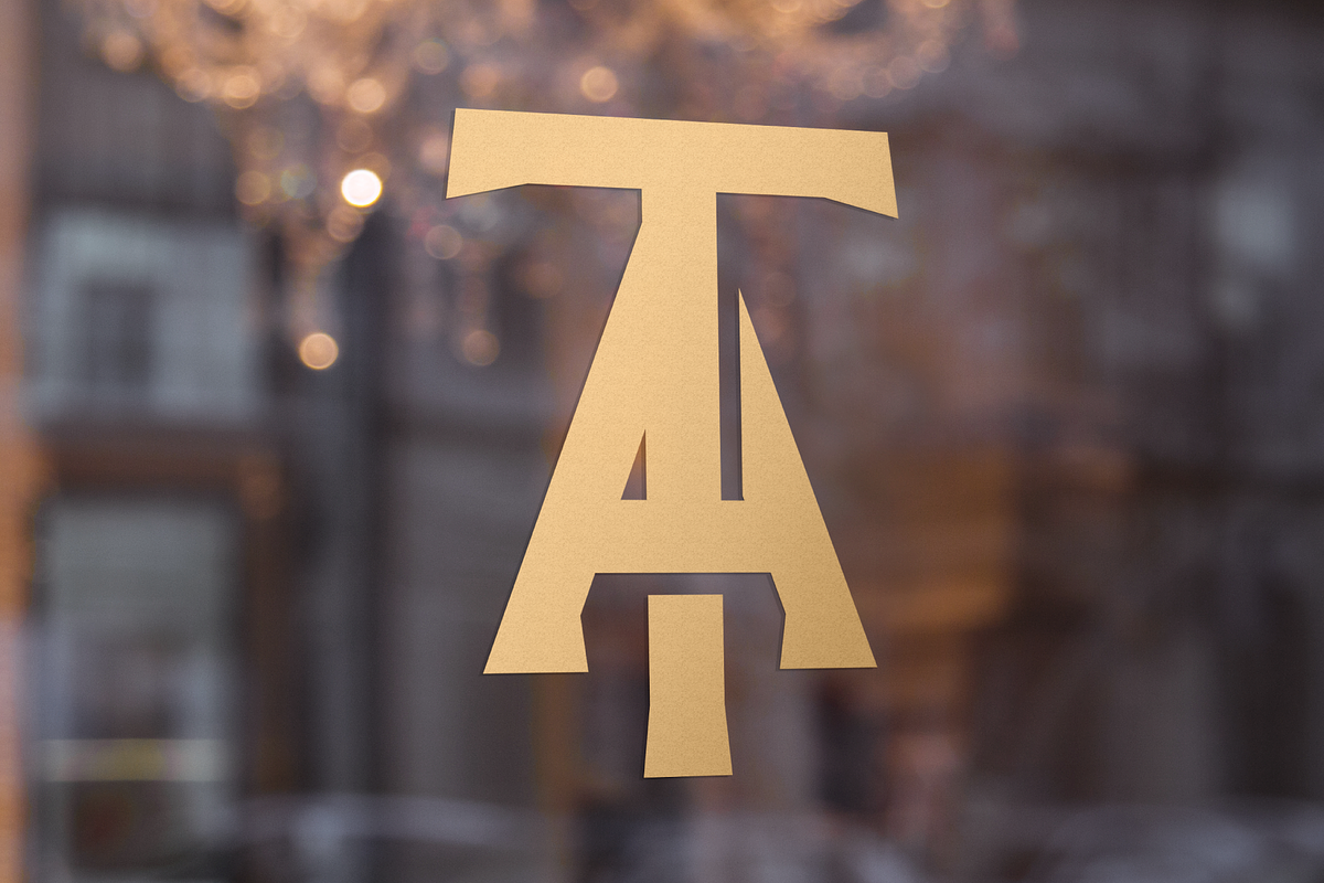 AT / TA Monogram Brand Logo, a Branding & Logo Template by Alphabet Agency (Photo 2 of 4)