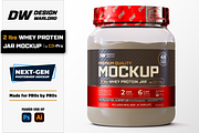 2lb Whey Protein Jar Mockup C3-Pro, a Packaging Mockup by Design Warlord (Thumbnail 2 of 17)