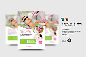 Beauty & Spa Center Flyer Template, a Flyer Template by Aam360