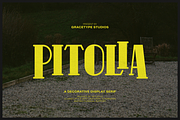 Pitolia | Decorative Display Serif, a Serif Font by gracetype_studio (Thumbnail 1 of 12)