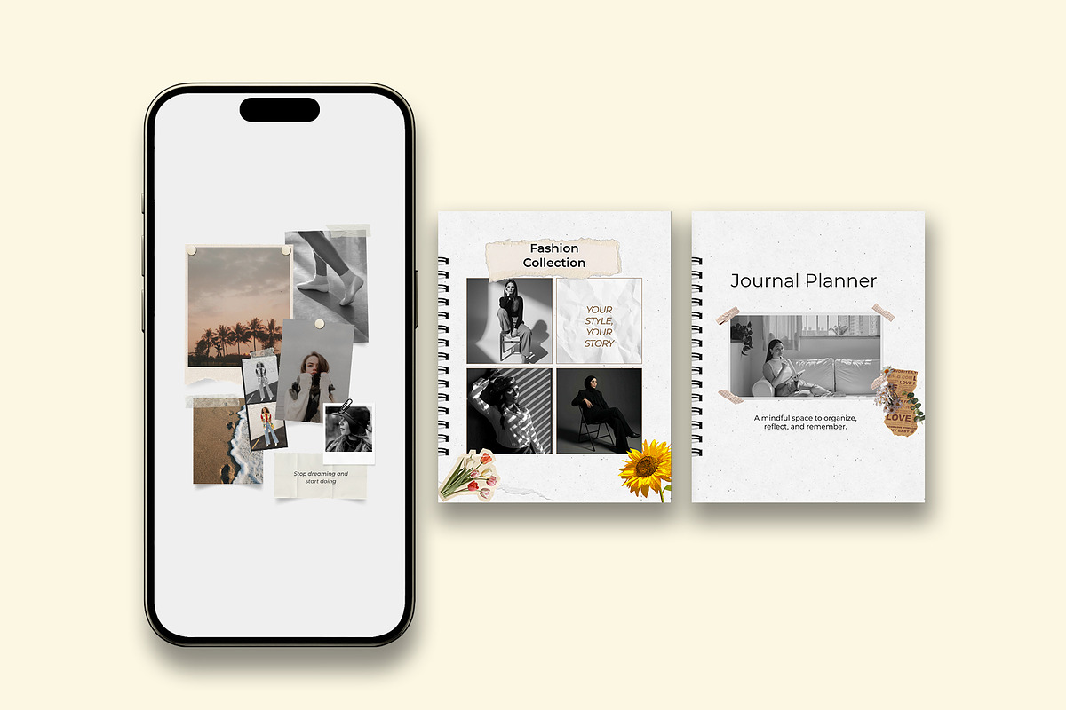 Photo Collage Social Media Kit, a Social Media Template by Templeste (Photo 3 of 5)