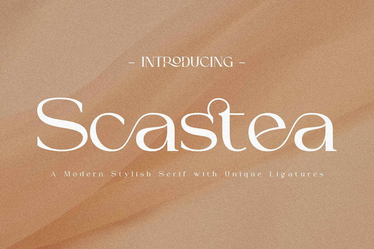 Scastea | A Modern and Elegant Font, a Serif Font by Andrimada Creative (Photo 1 of 12)