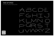 Take Up Space Hand Drawn  Font, a Font by CC CREATIVE CO (Thumbnail 3 of 4)
