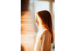 Profile of a contemplative young, a Beauty & Fashion Photo by Lermont51