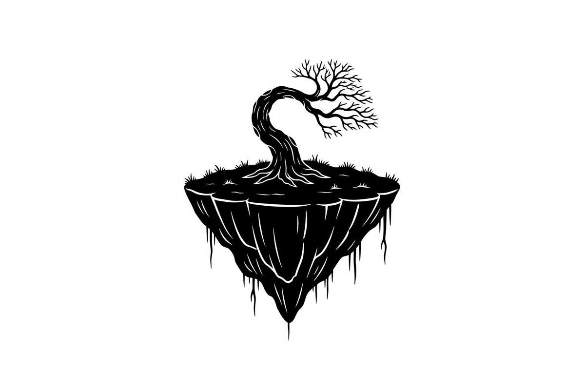 50 Floating Island Bonsai Vector Bun, an Illustration by Designs_River (Photo 46 of 51)