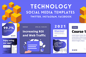 Technology Social Media Templates
