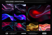 Liquid Metal Waves Overlays, a Texture Graphic by Cursedesign (Thumbnail 4 of 5)