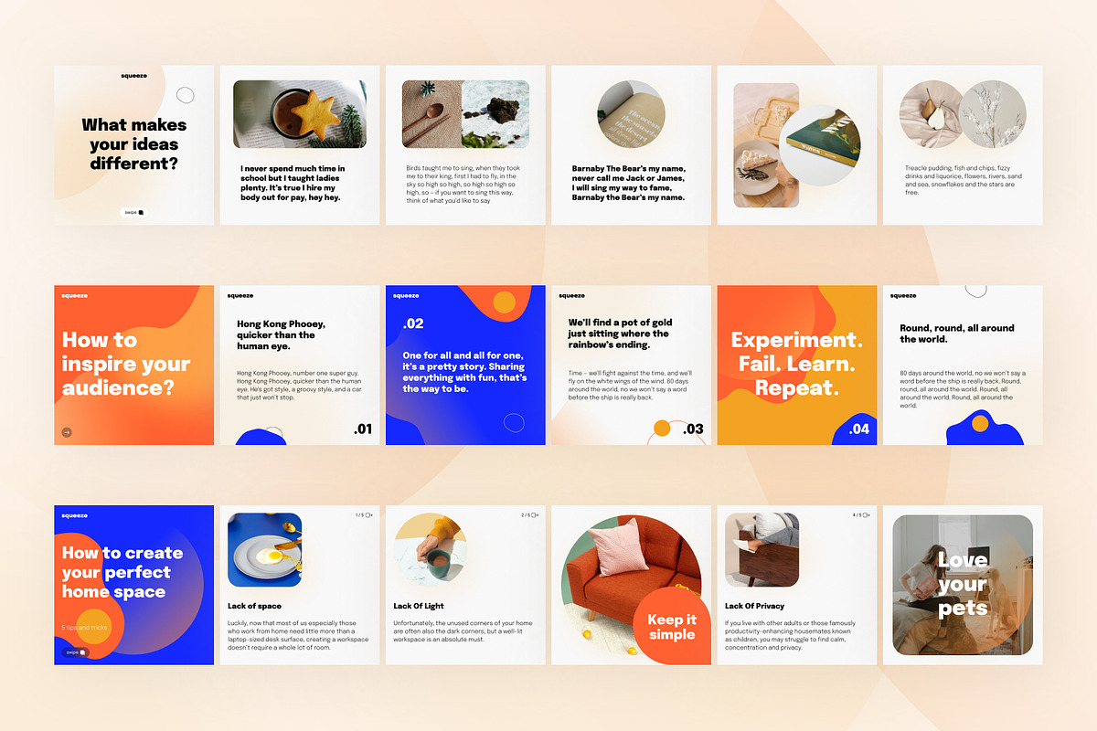 168 Creative Instagram Templates, a Social Media Template by Vladislav Muslakov (Photo 10 of 20)
