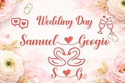Gayla Romantic Script Font with Love, a Script Font by cocodesign (Thumbnail 7 of 7)