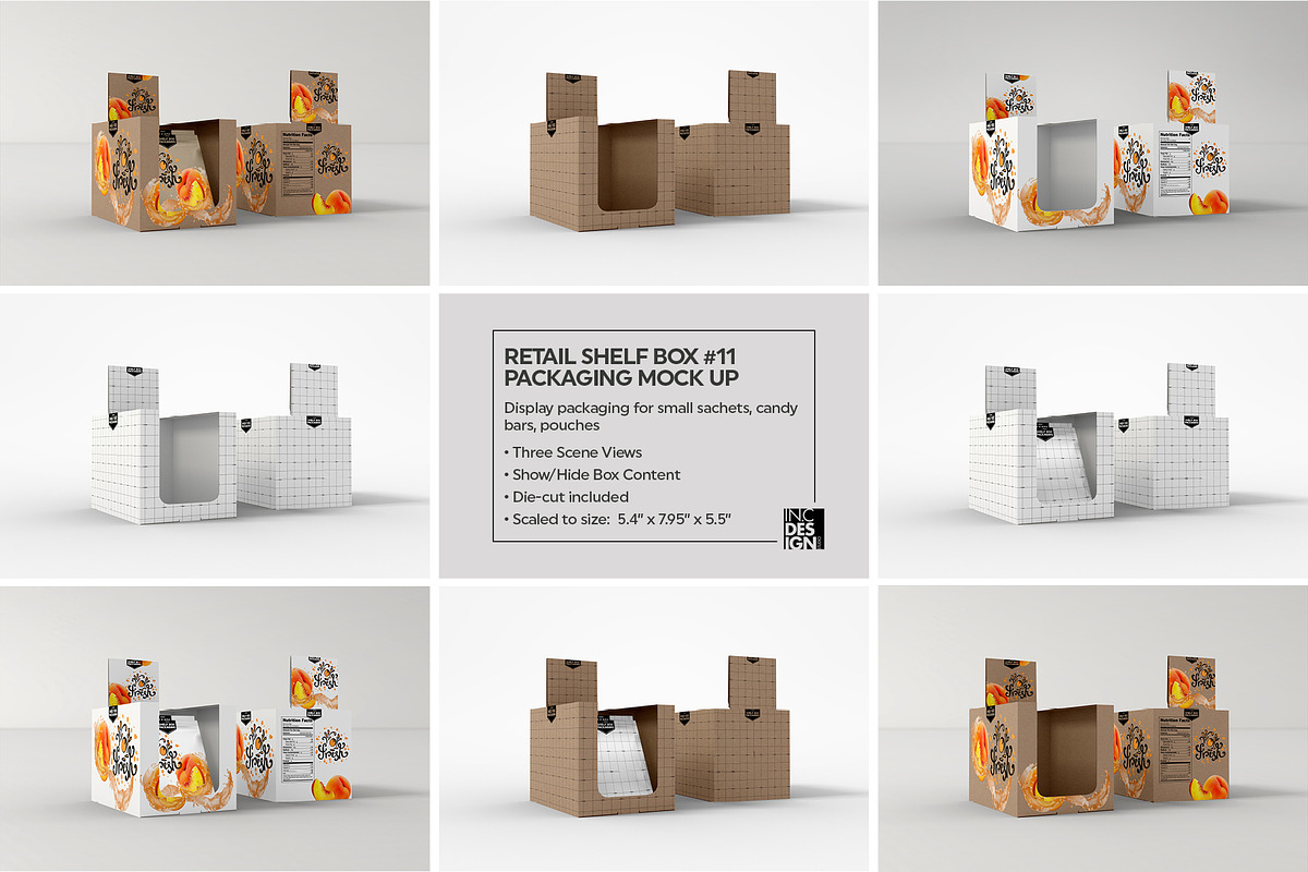 Retail Shelf Box Packaging MockUps2, a Packaging Mockup by INCDesign (Photo 12 of 20)