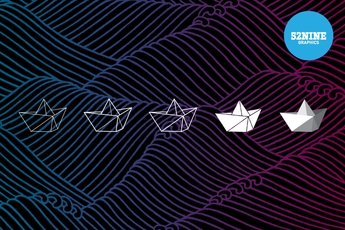 Origami Vector Objects + Bonus!, an Object Graphic by 52NINE GRAPHICS (Photo 7 of 8)