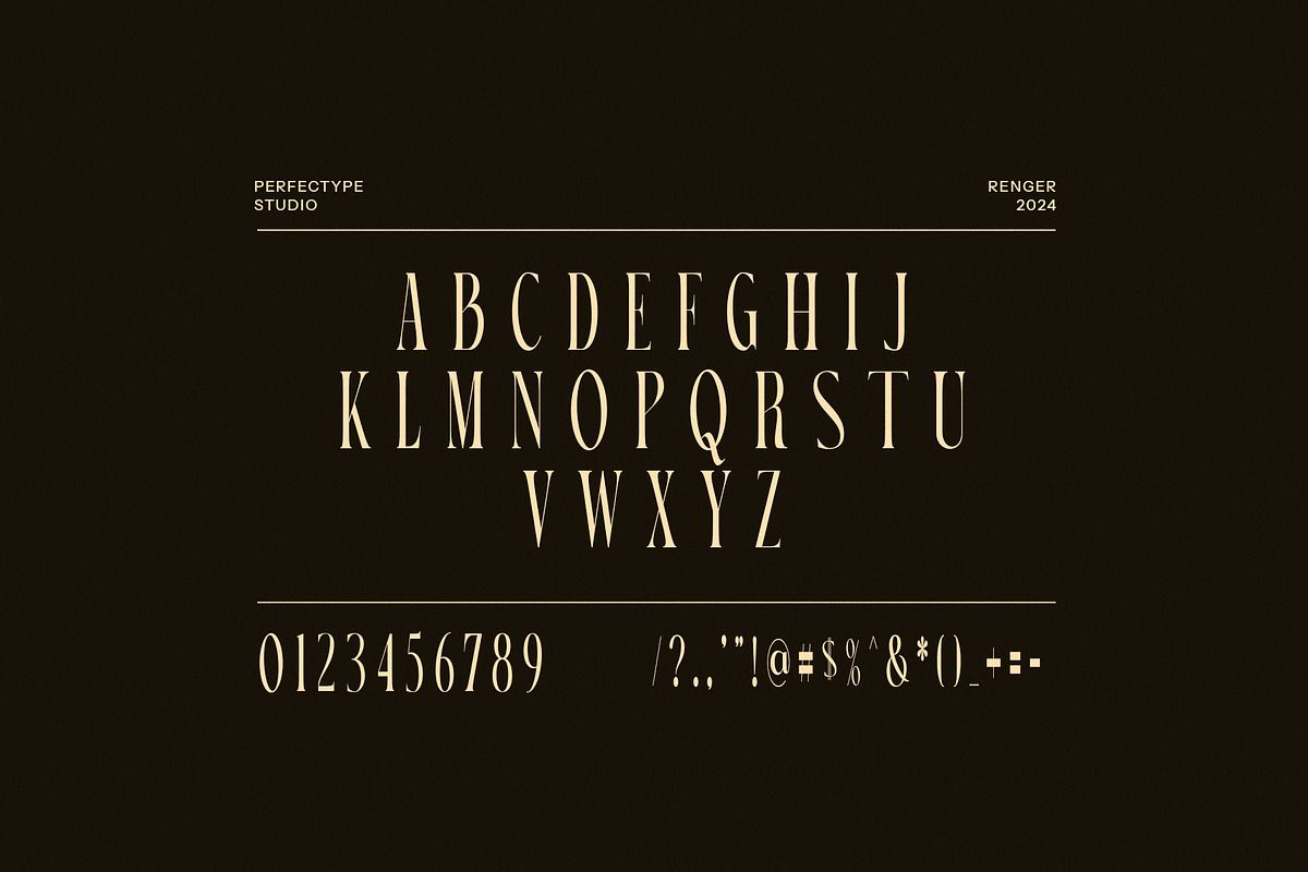 Renger Elegant Serif Font, a Serif Font by Perfectype (Photo 8 of 8)