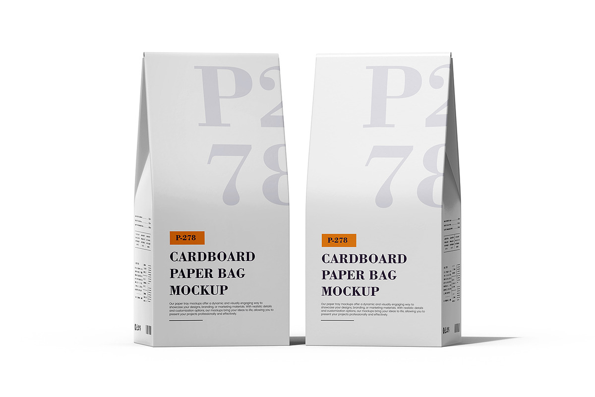 Paper Coffee Bag Packaging Mockup, a Packaging Mockup by Ram Studio LLC (Photo 12 of 21)