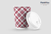 #79 Red & White Textile Design, a Pattern Graphic by Plaid4You (Thumbnail 7 of 9)