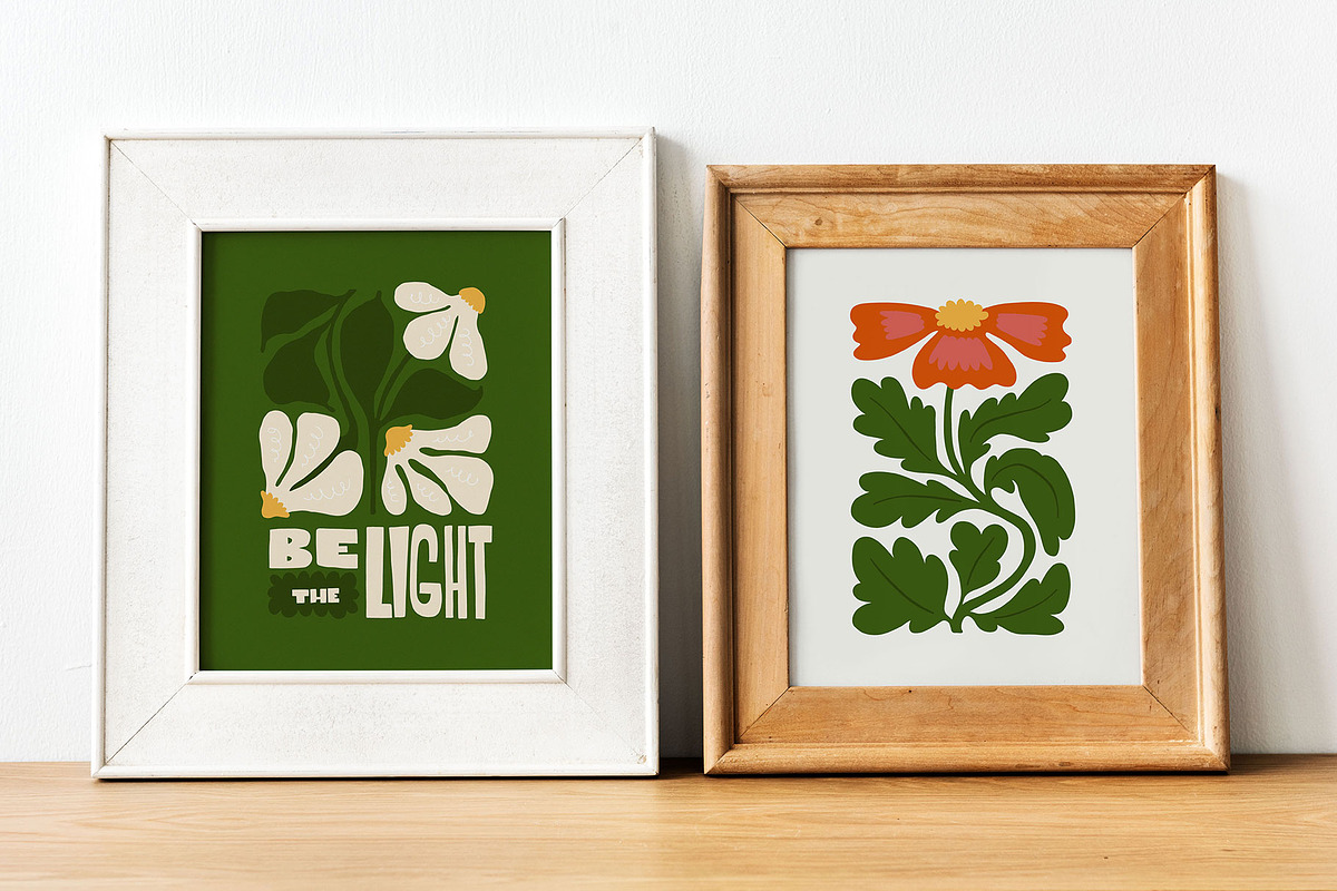 Modern Flora. 4 | Wall Art Creator, an Object Graphic by Leleka.Store (Photo 9 of 19)
