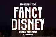 Fancy Disney - Vintage Sans Serif, a Sans Serif Font by Pian45 Studio (Thumbnail 1 of 10)