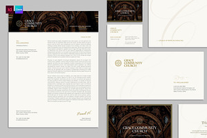 Church Stationery Branding Template, a Stationery Template by BrandPacks