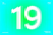 Reeded Text Distortion Effect, a Texture Graphic by kuro (Thumbnail 4 of 10)