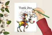 Whimsical Christmas Fairy Clipart, an Illustration by Creative Art (Thumbnail 9 of 12)