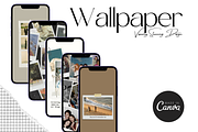 Wallpaper Canva Templates Bundle, a Social Media Template by Wicked Creative (Thumbnail 2 of 12)
