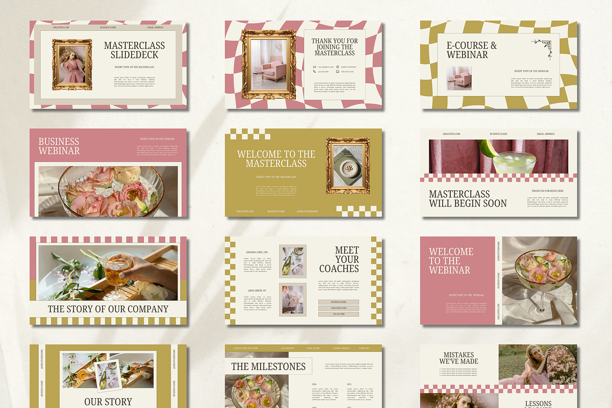 Canva Slide Deck Masterclass Webinar, a Presentation Template by Branding Babe Co. (Photo 3 of 10)