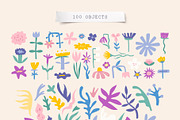 Spring Garden | Clipart + patterns, a Decorative Illustration by katieromanoff_art (Thumbnail 6 of 19)