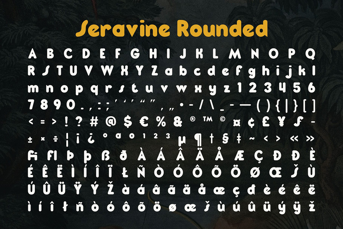 Seravine Rounded, a Sans Serif Font by Craft Supply Co. (Photo 8 of 8)