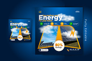 Clean Energy Social Media Post, a Graphic by Sashamim22 (Thumbnail 3 of 3)