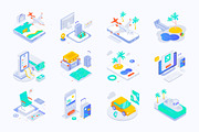 Travel Isometric Icons Pack, a Duotone Icon by Vectors Market (Thumbnail 5 of 8)
