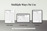 Estimate Template, a Print Template by Snapybiz (Thumbnail 4 of 8)