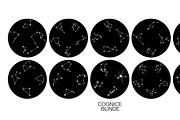 Elegant custom star map wall panel, an Illustration by Amazin_art (Thumbnail 6 of 36)